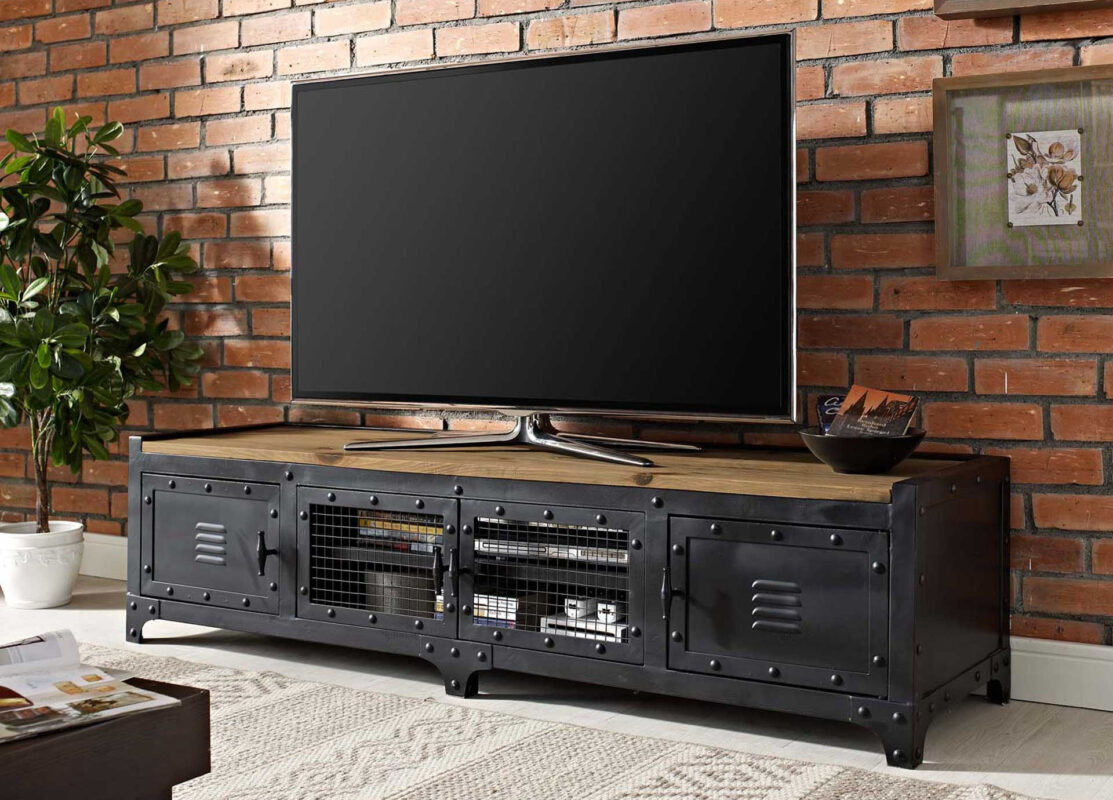 Acheter meuble TV industriel